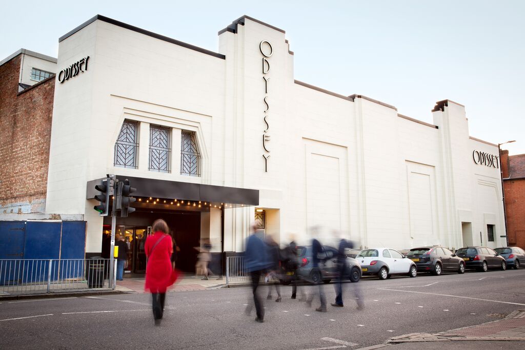 Outer building of odyssey cinema